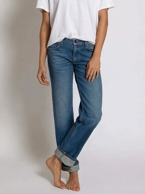 ASKK NY Cool Cat Jeans Flashback Wash Size 31 Straight Leg Mid Rise NWT